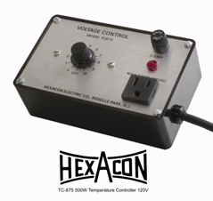 Hexacon TC-875  Voltage Control Unit with Fuse Protection   -  600W  -  115v